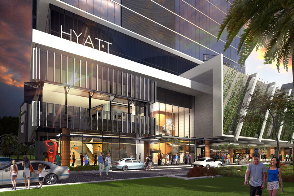 Artist's impression of new Hyatt Place