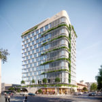 Architectural rendering of proposed FV Hotel at 624 Ann Street, Fortitude Valley