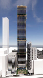 Architectural rendering of the proposed 25 Mary Street proposal by KS Property