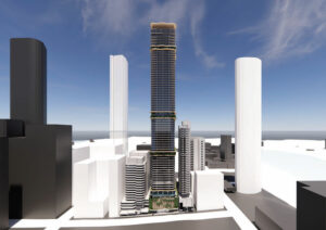 Architectural rendering of the proposed 25 Mary Street proposal by KS Property