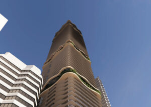 Architectural rendering of the proposed 25 Mary Street proposal by KS Property