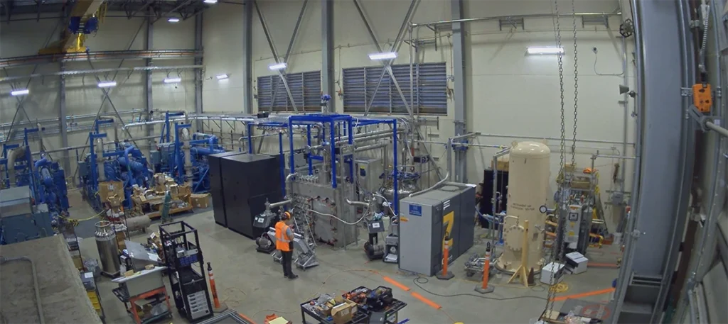 PsiQuantum’s high-power cooling system at the Stanford Linear Accelerator in California