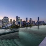 Architectural rendering of the Bedford Rooftop Infinity Pool