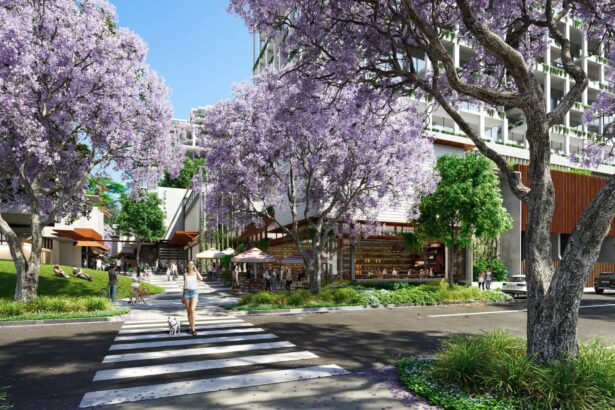 Architectural rendering of Seymour Group's 99 Breakfast Creek Road, Newstead development