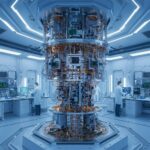 Concept AI image of a quantum computer