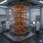 Concept AI image of a quantum computer