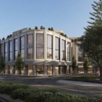 Architectural rendering of Ilé Ashgrove development at 257 Waterworks Road showing the external built form and street interface.
