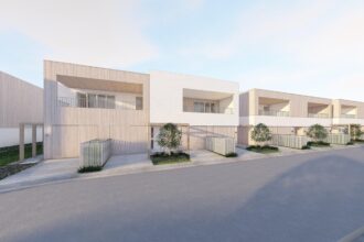 Architectural rendering of the proposed Buderim residential community by Azure