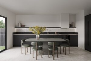 Architectural rendering of Wellbrook internal kitchen area