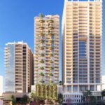 Architectural rendering of the external built form of the proposed Symphony project
