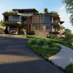 Architectural rendering of the external built form of the proposed Ryans Road, St Lucia project