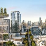 Architectural rendering of the external built form and city views from the proposed Callista on Park project.