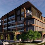 Architectural rendering of the proposed mixed-use Wynnum project