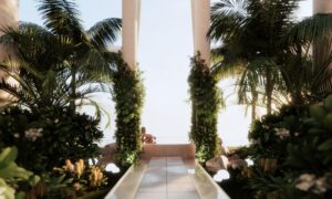 Architectural rendering of the rooftop recreation deck of the proposed 47 Skyring Terrace project.