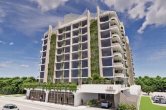 Architectural rendering of the external built form of the proposed 1181 Wynnum Road Cannon Hill project.